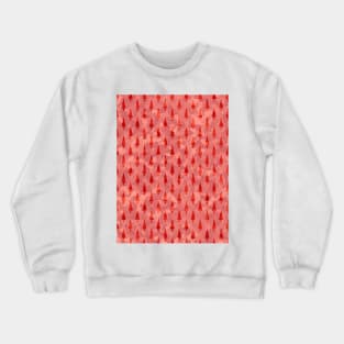 RED Christmas Trees Crewneck Sweatshirt